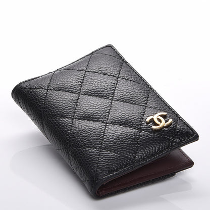 Chanel Caviar Quilted Card Holder Wallet Black 4 of 8