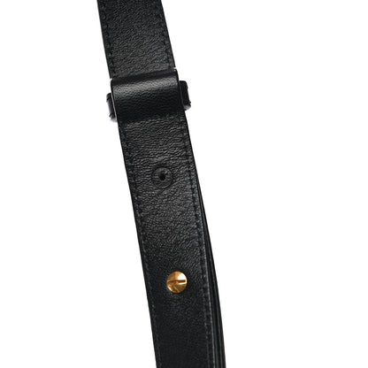 Alexander McQueen Calfskin Studded Small Padlock Crossbody Bag Black 20 of 21