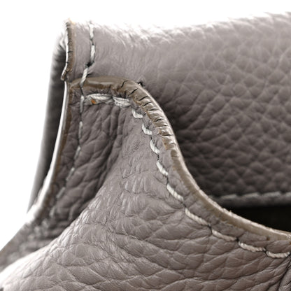 Chloe Calfskin Medium Marcie Round Crossbody Bag Cashmere Grey 15 of 23