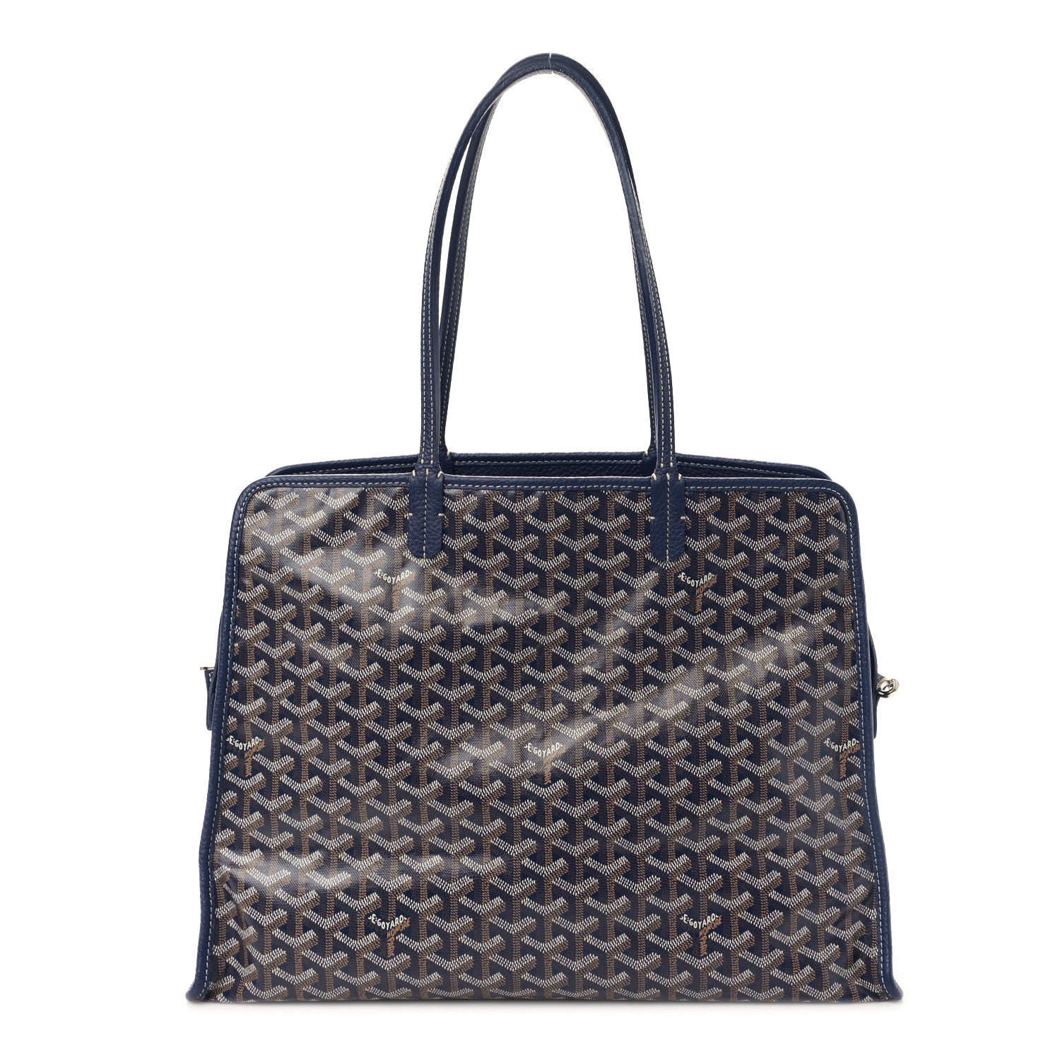 Goyard Goyardine Sac Hardy Pet Carrier PM Navy 3 of 9