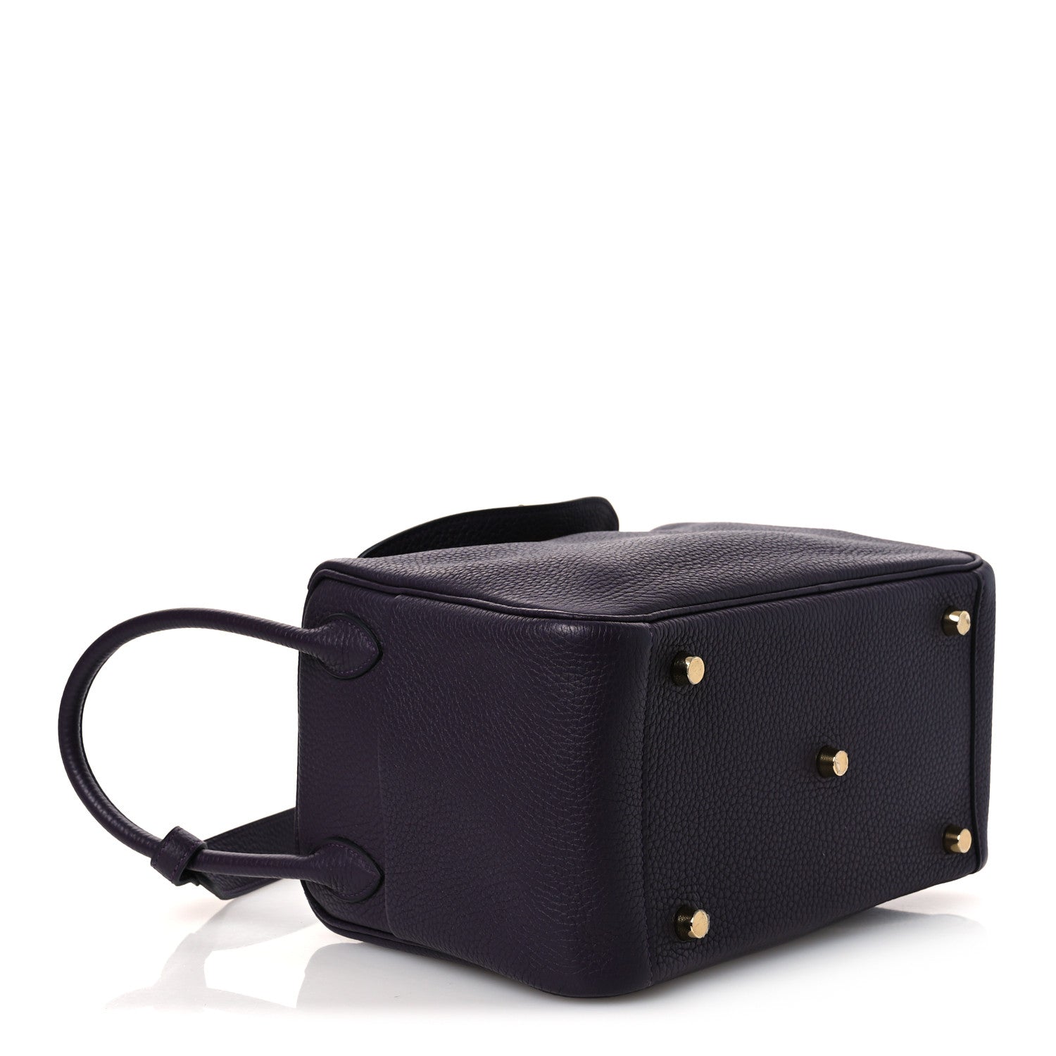 Hermes Taurillon Clemence Lindy 26 Raisin 4 of 11
