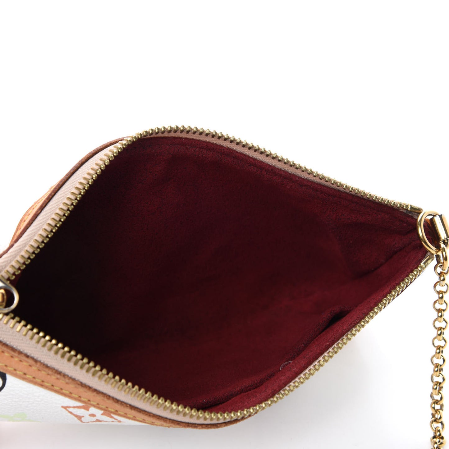 Monogram Multicolor Pochette Milla MM White