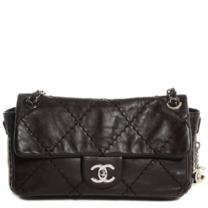 Chanel Calfskin Expandable Flap Brown 1 of 9