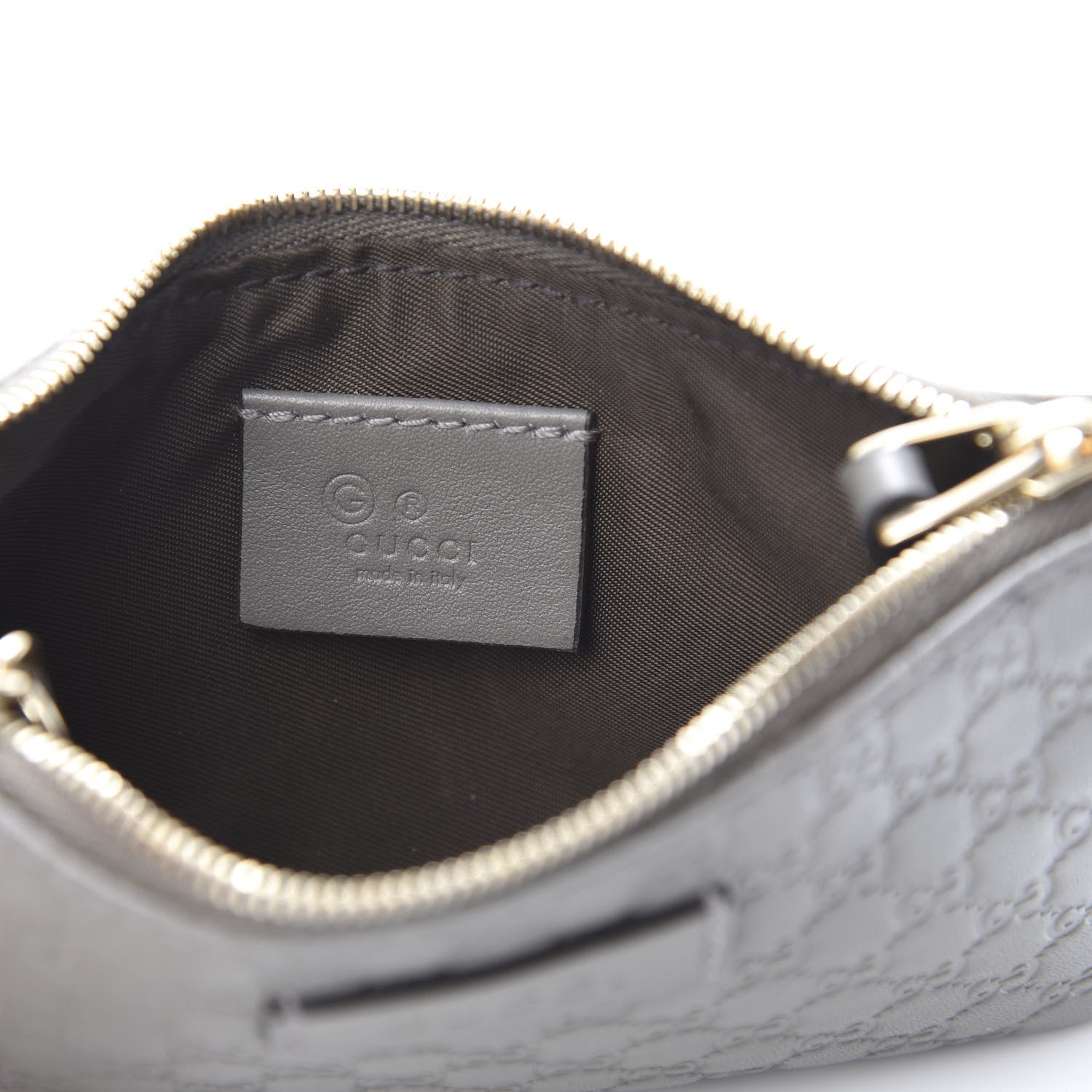 Gucci Soft Microguccissima Key Ring Coin Case Loess 6 of 10