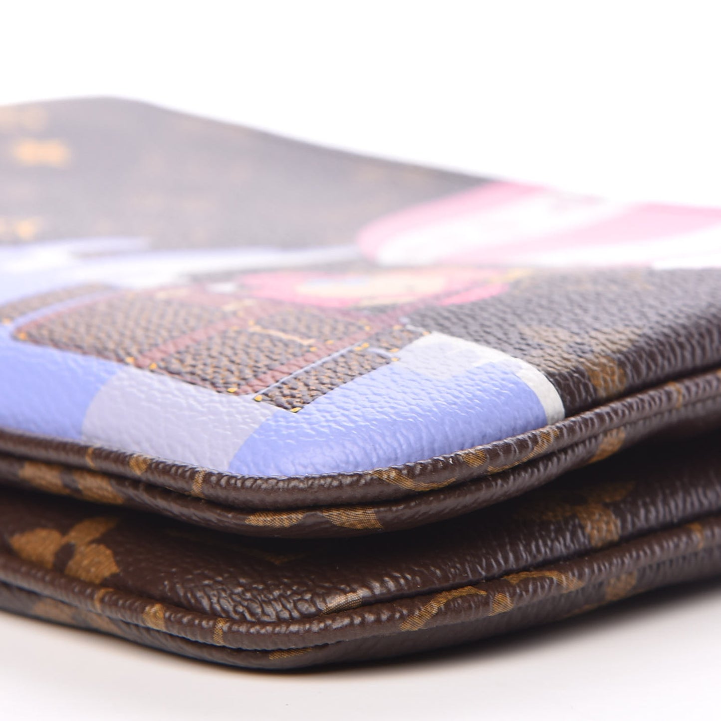 Monogram 2019 Christmas Animation Double Zip Pochette