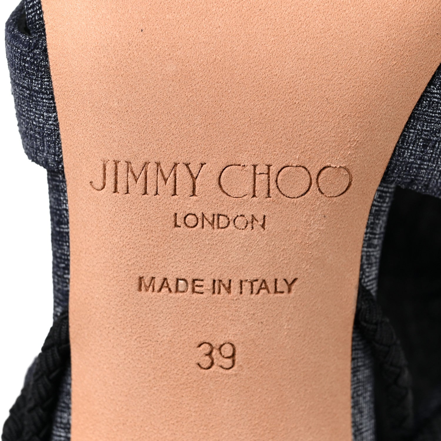 Jimmy Choo Denim Sandals 39 Indigo 6 of 8