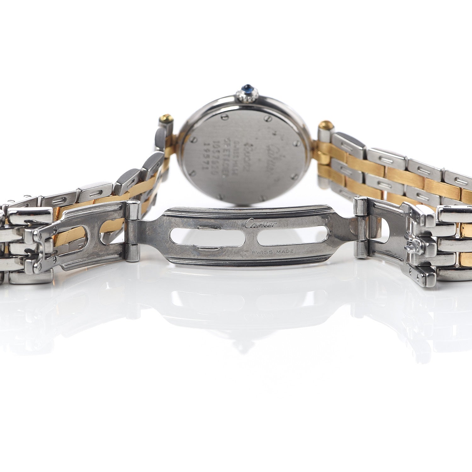 Cartier Stainless Steel 18K Yellow Gold 24mm Panthere Vendome Quartz Watch 7 of 7