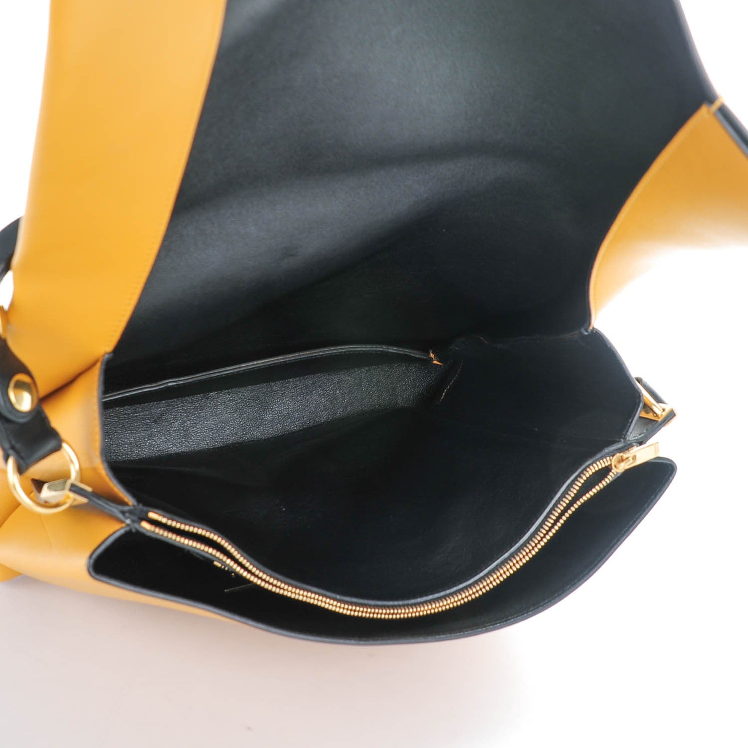 Celine Smooth Calfskin Blade Flap Mustard 5 of 7
