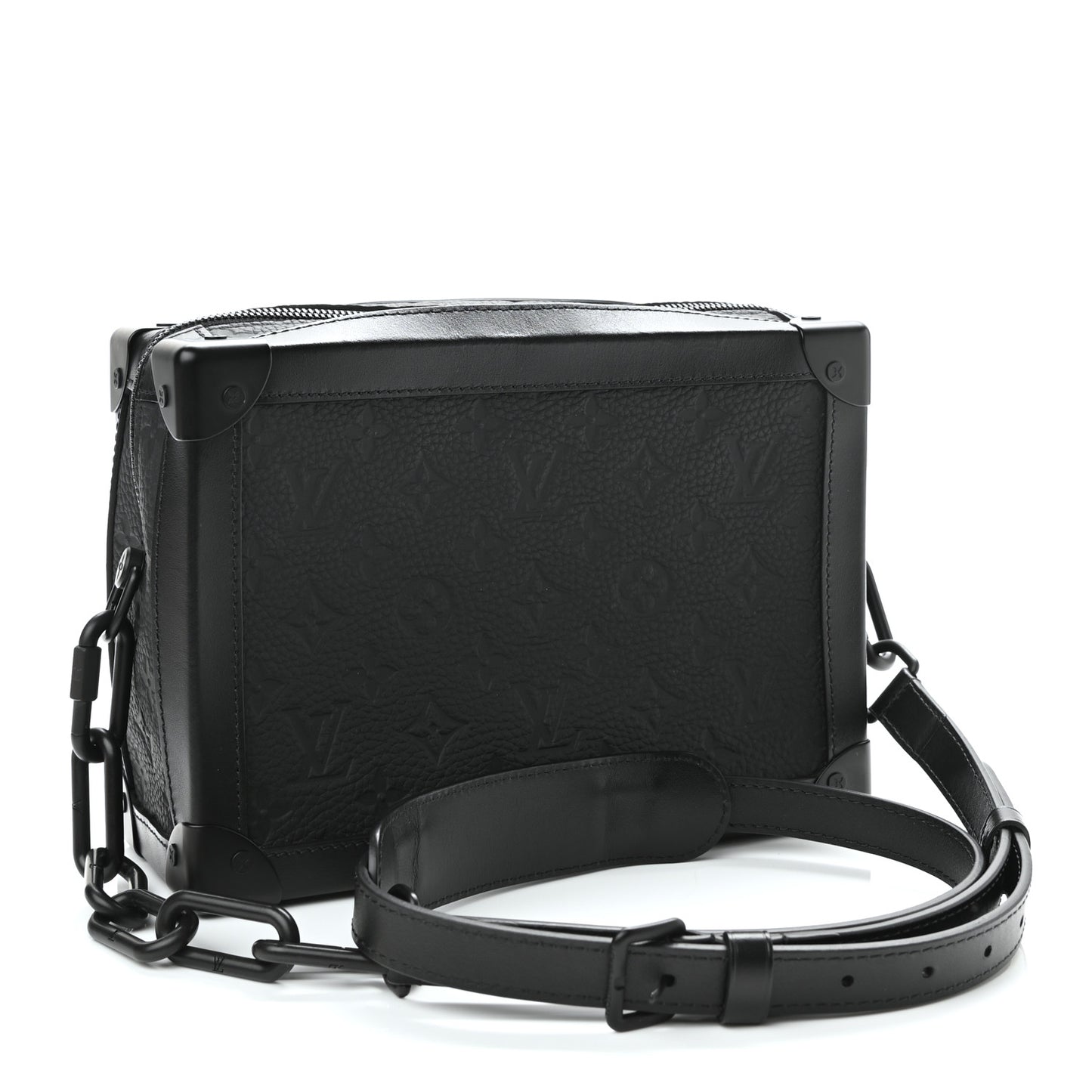 Taurillon Monogram Solar Ray Soft Trunk Black