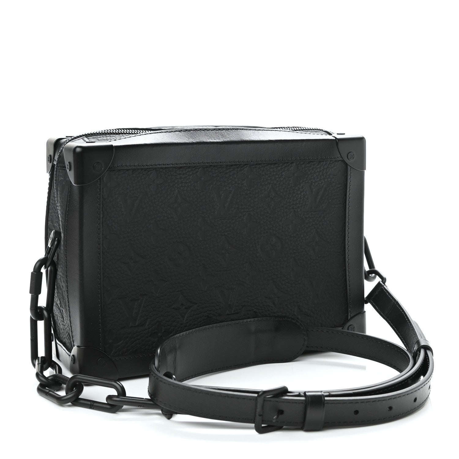 Louis Vuitton Taurillon Monogram Solar Ray Soft Trunk Black 3 of 10