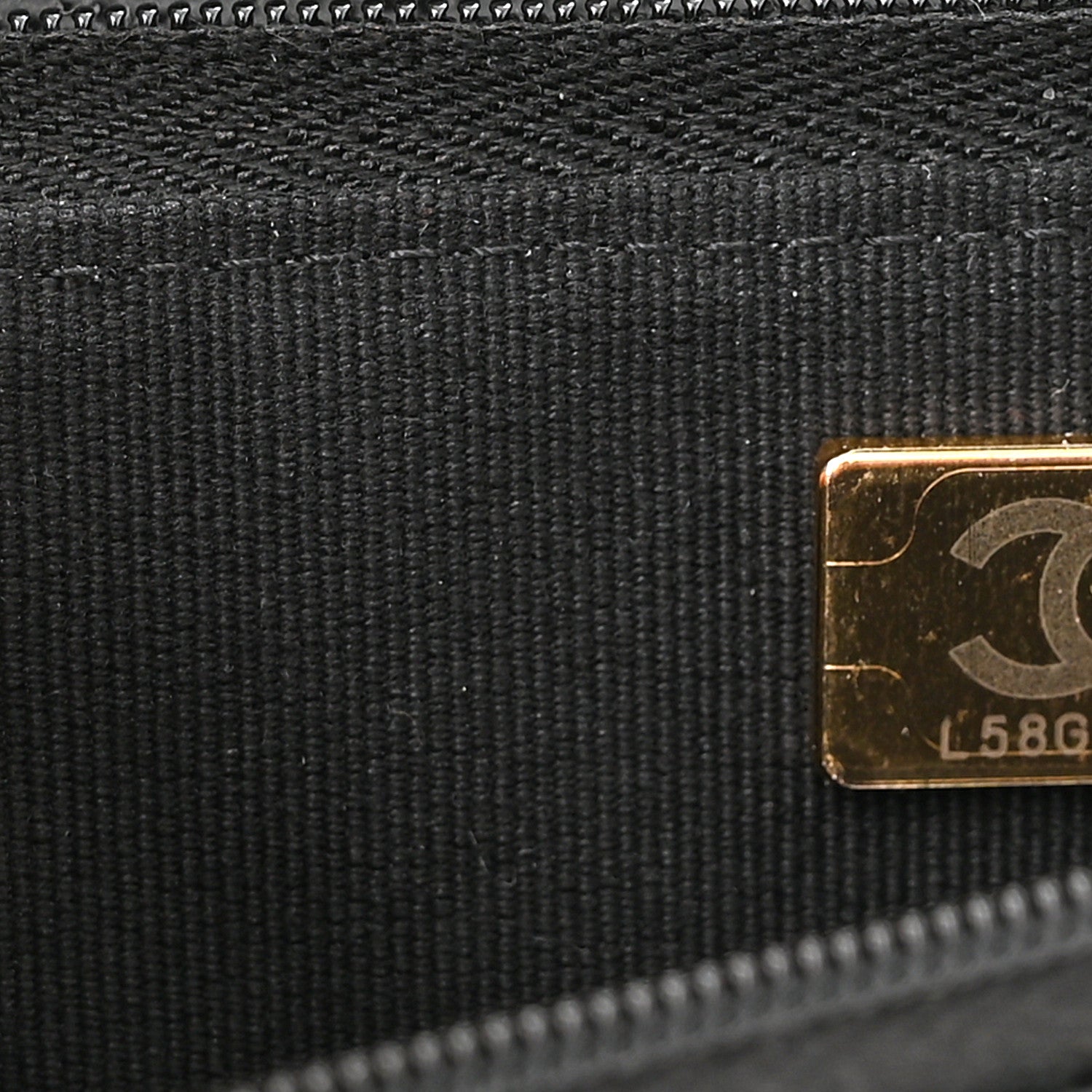 Chanel Caviar Quilted Crystal Enamel CC Wallet On Chain WOC Black 8 of 12