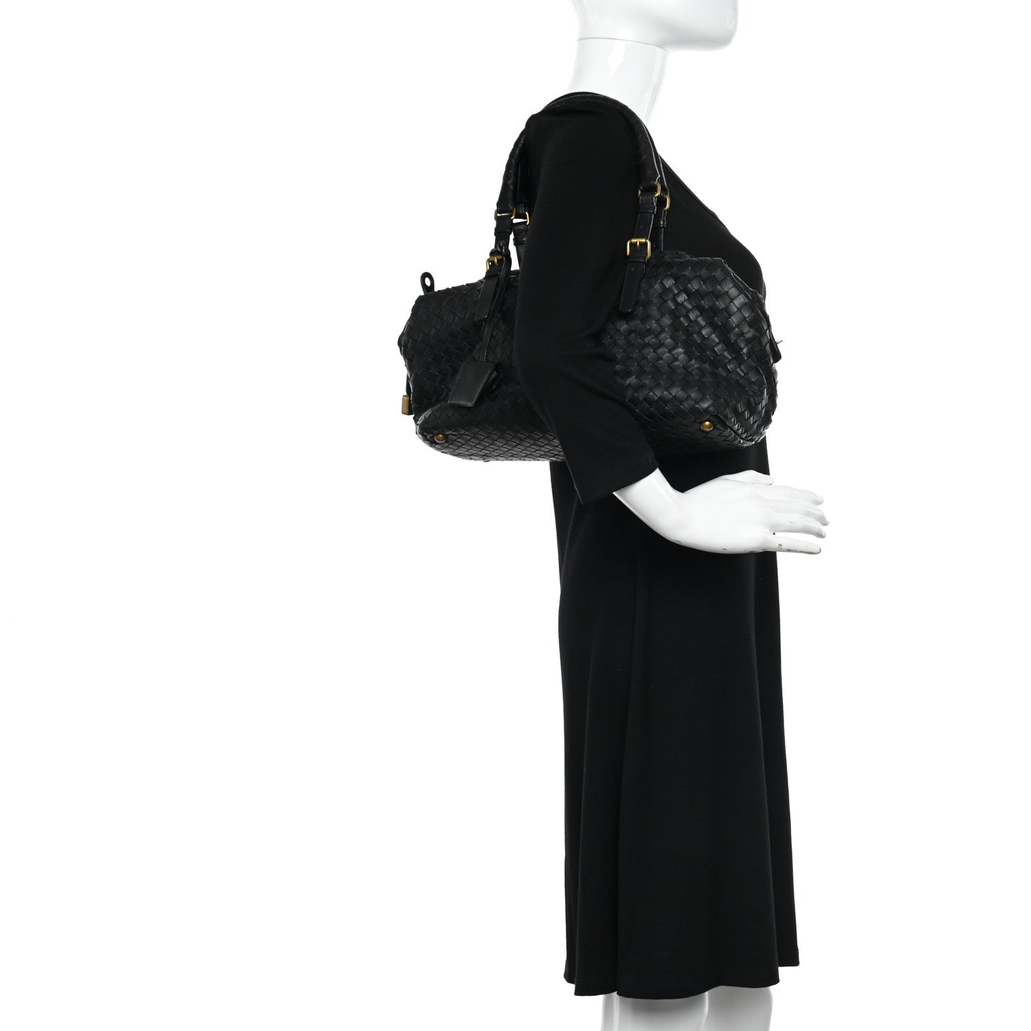 Bottega Veneta Nappa Intrecciato Montaigne Black 2 of 12