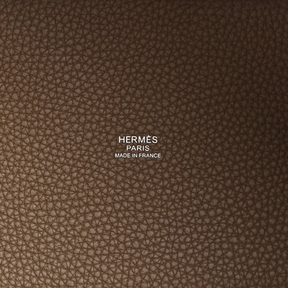 Hermes Taurillon Clemence Picotin Lock 18 PM Etoupe Etoupe 6 of 13