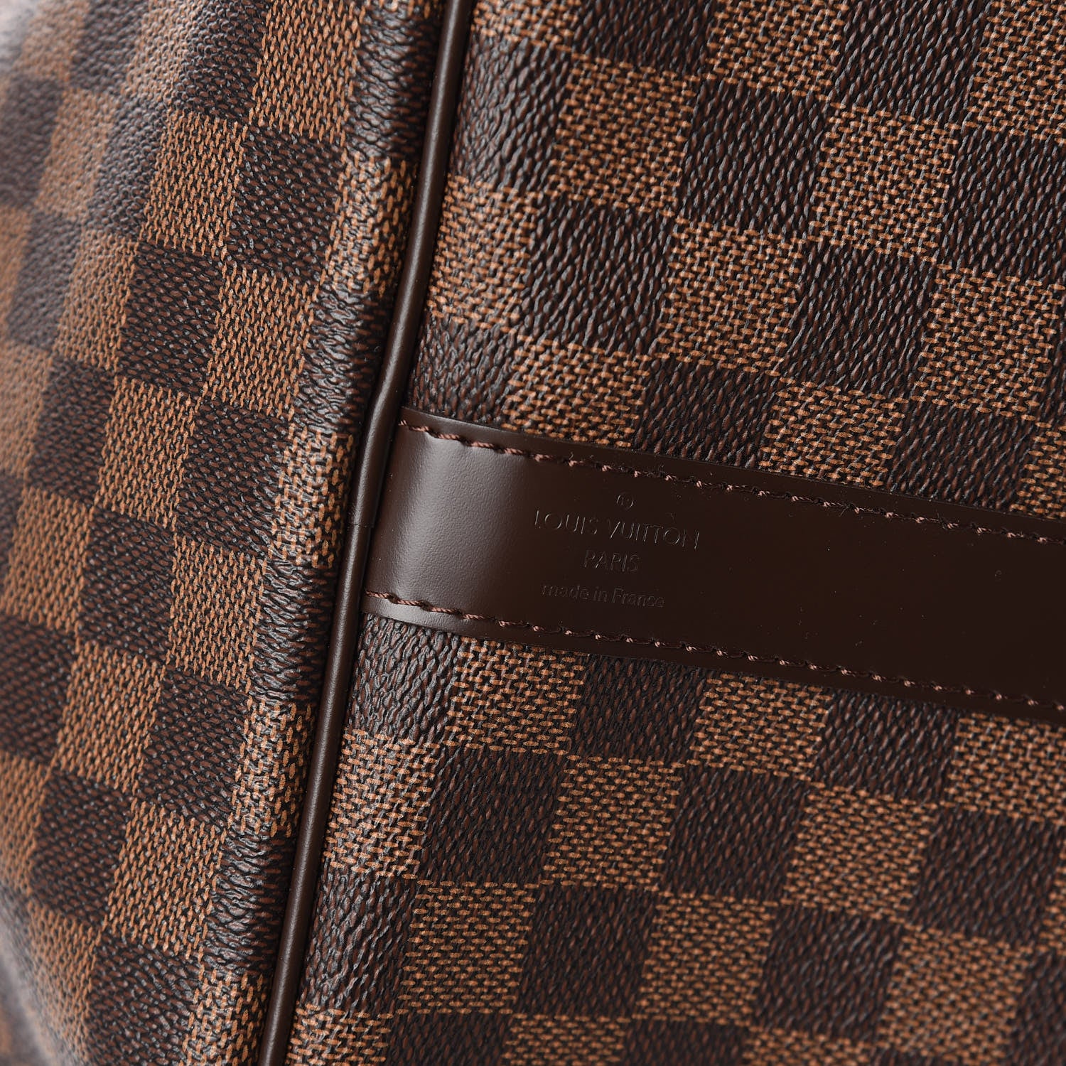 Louis Vuitton Damier Ebene Keepall Bandouliere 55 6 of 10
