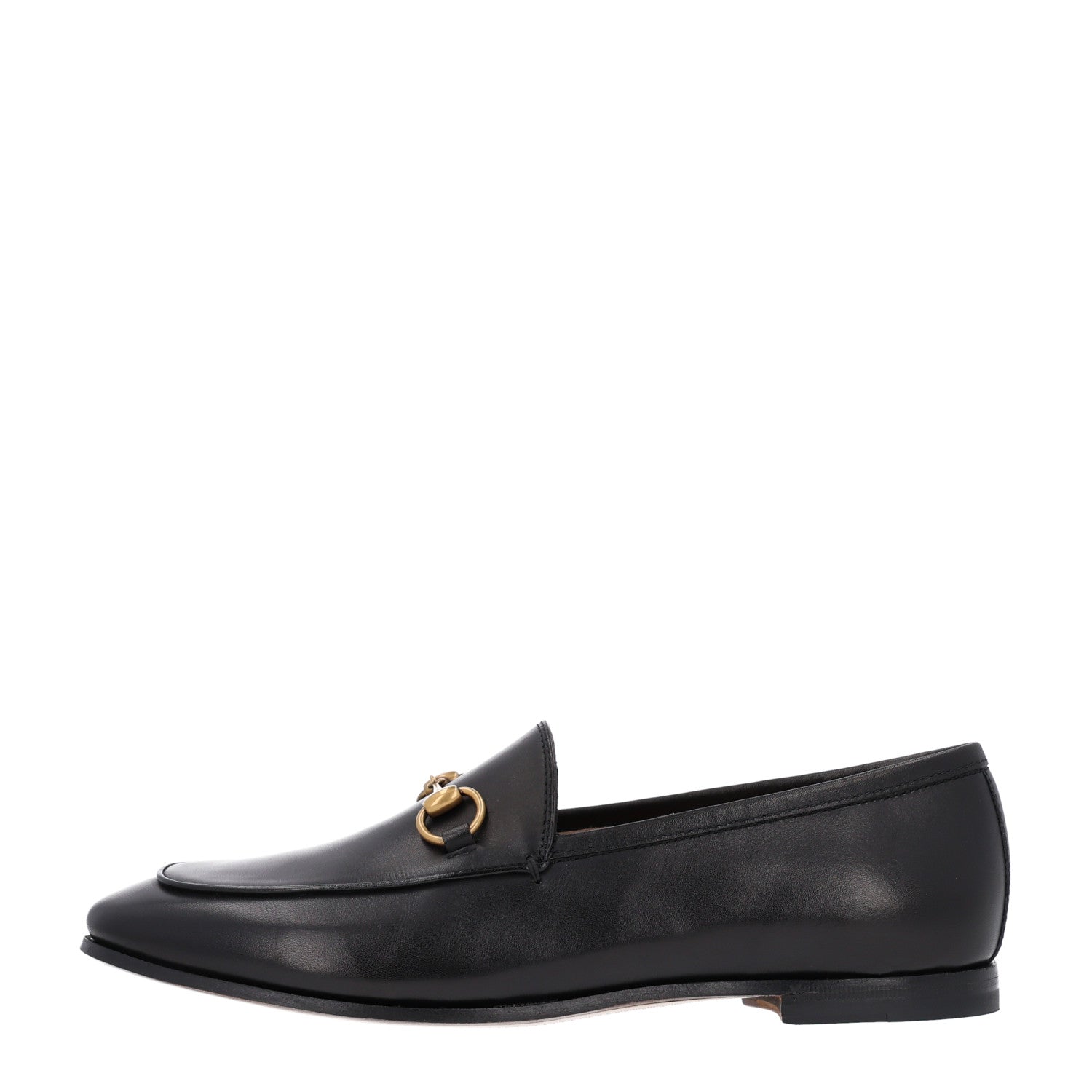 Gucci Calfskin Womens Jordaan Loafers 36.5 Black 1 of 11