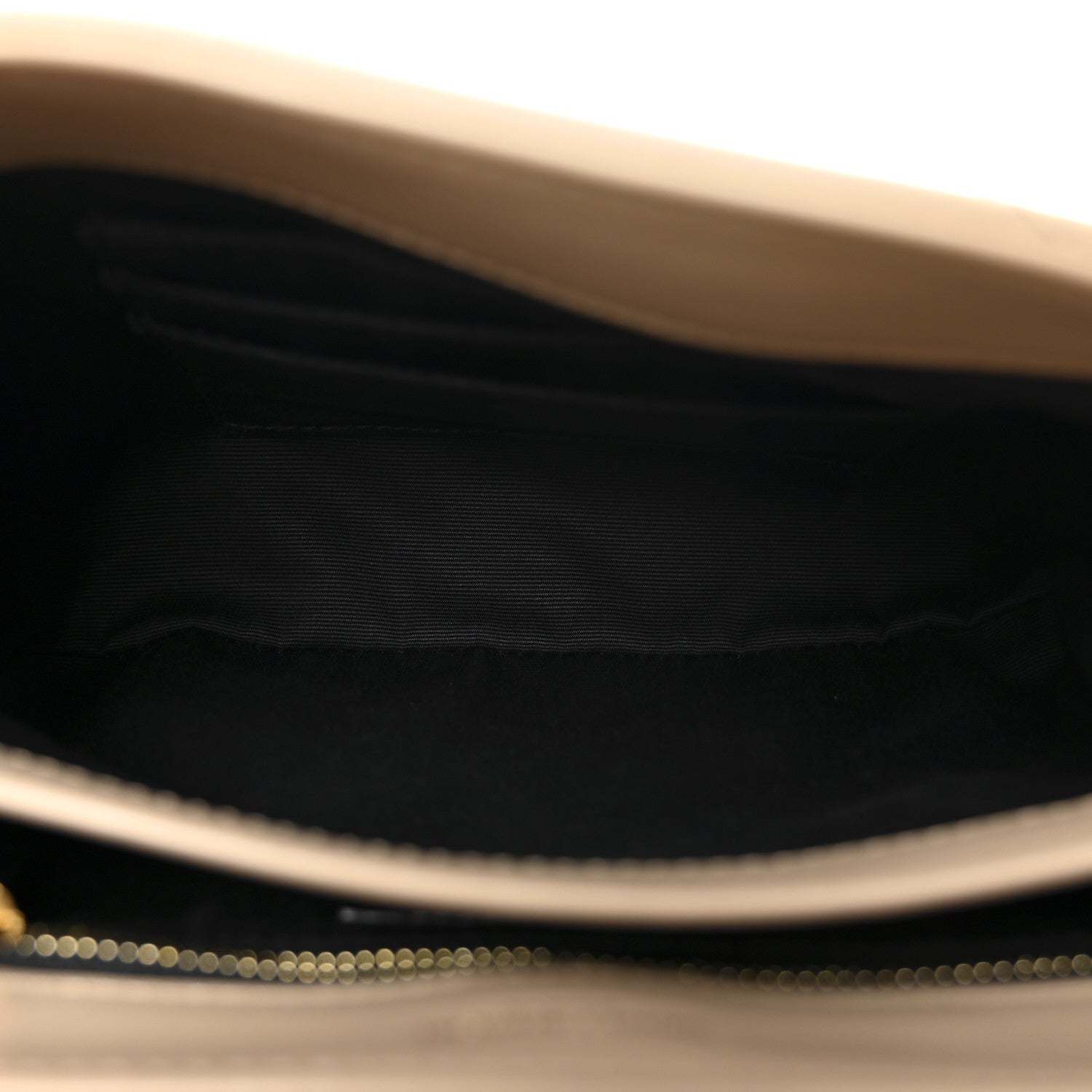 Saint Laurent Calfskin Y Quilted Monogram Toy Loulou Crossbody Bag Dark Beige 5 of 11