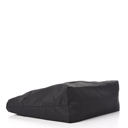 Prada Saffiano Tessuto Nylon Shopping Tote Black 4 of 15