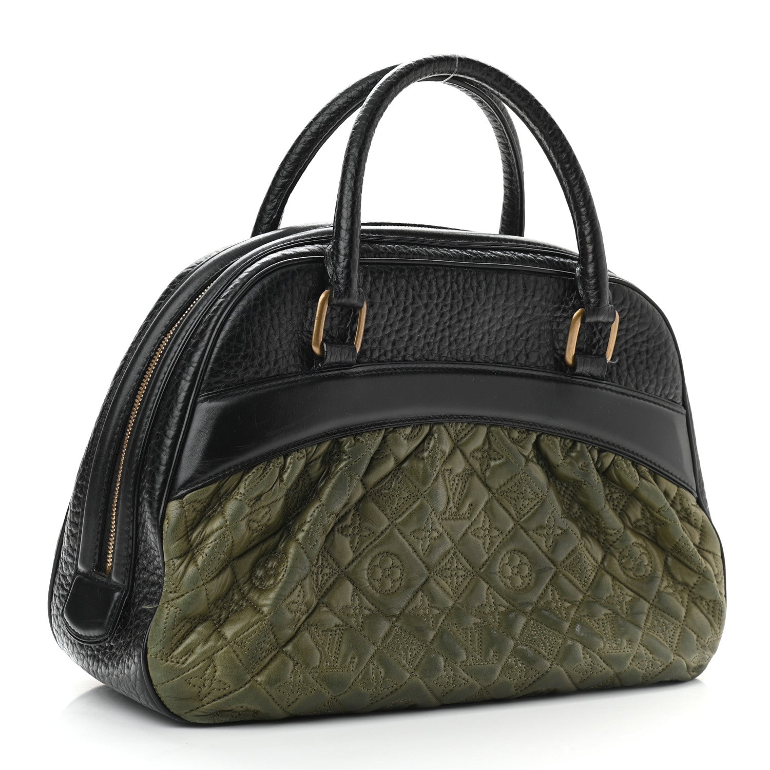 Louis Vuitton Lambskin Vienna Mizi Kaki 3 of 12