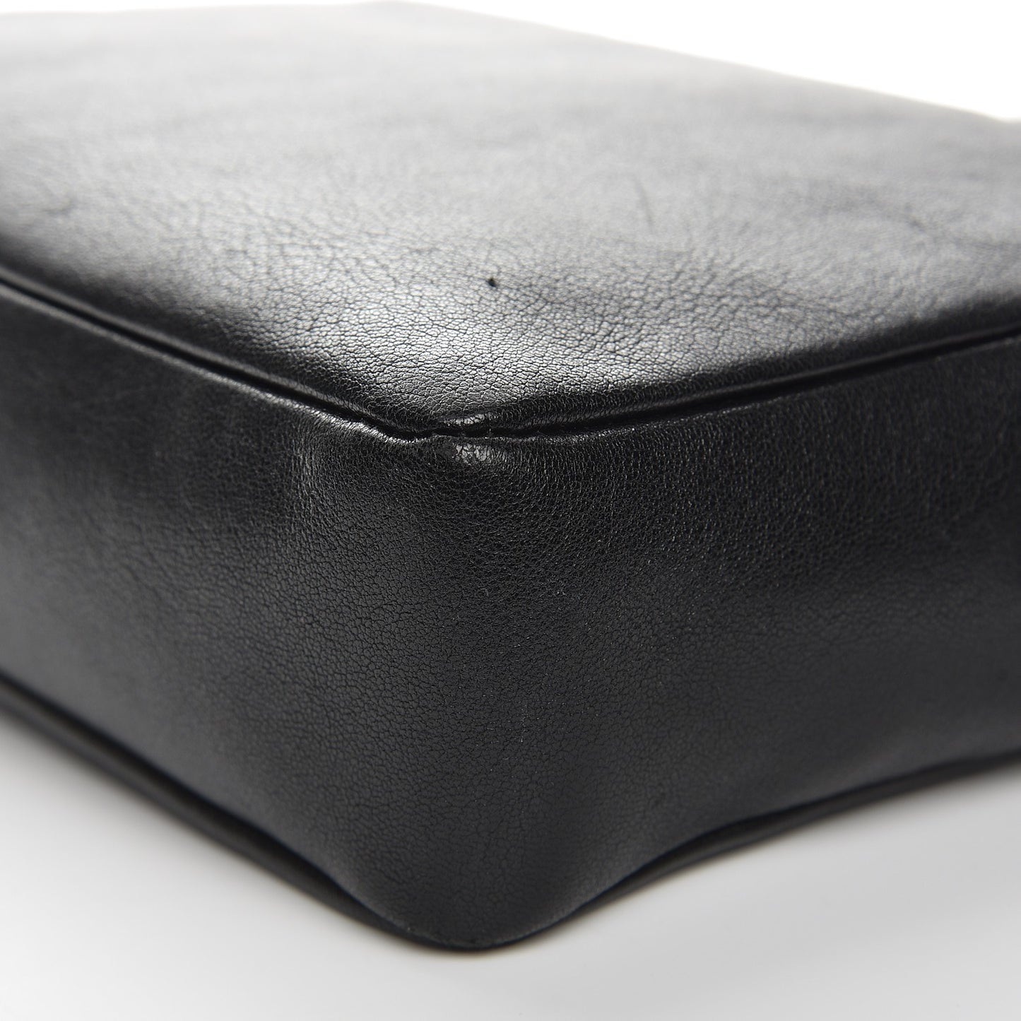 Lambskin Monogram Small Lou Camera Bag Black