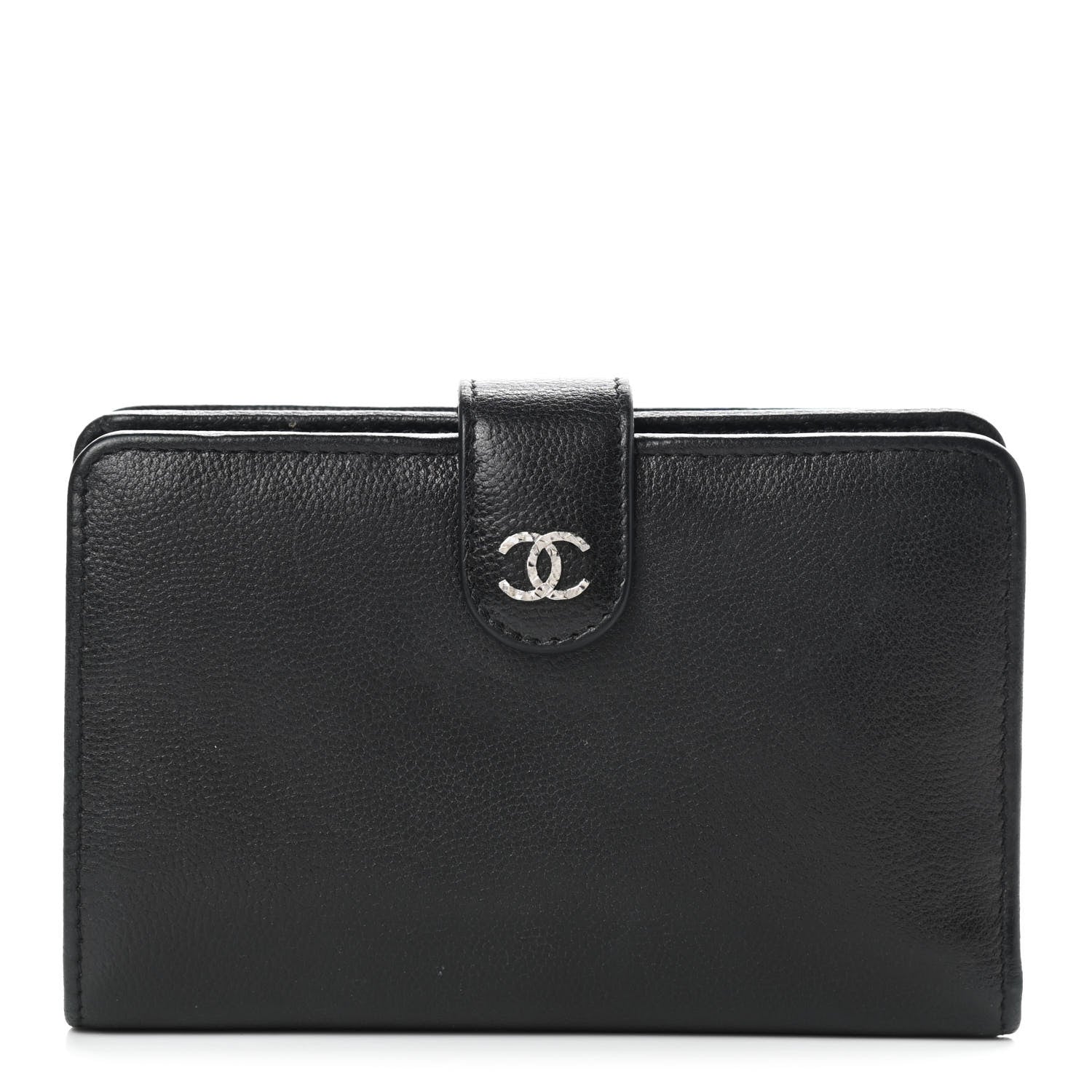 Chanel Caviar CC Zipped Pocket Wallet Black 1 of 10