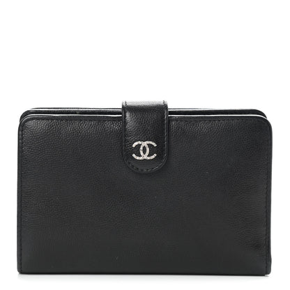 Chanel Caviar CC Zipped Pocket Wallet Black 1 of 10