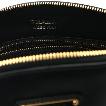 Prada City Calf Small Triangle Shoulder Bag Black 6 of 10