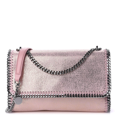 Stella McCartney Metallic Shaggy Deer Falabella Messenger Pink 1 of 10