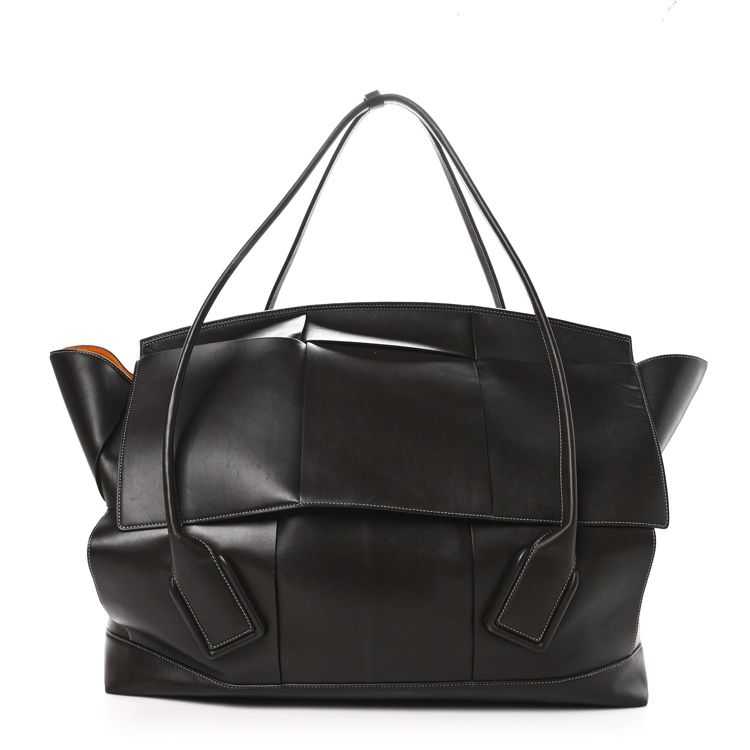 Bottega Veneta French Calfskin Maxi Intrecciato XL Arco Fondant 1 of 9