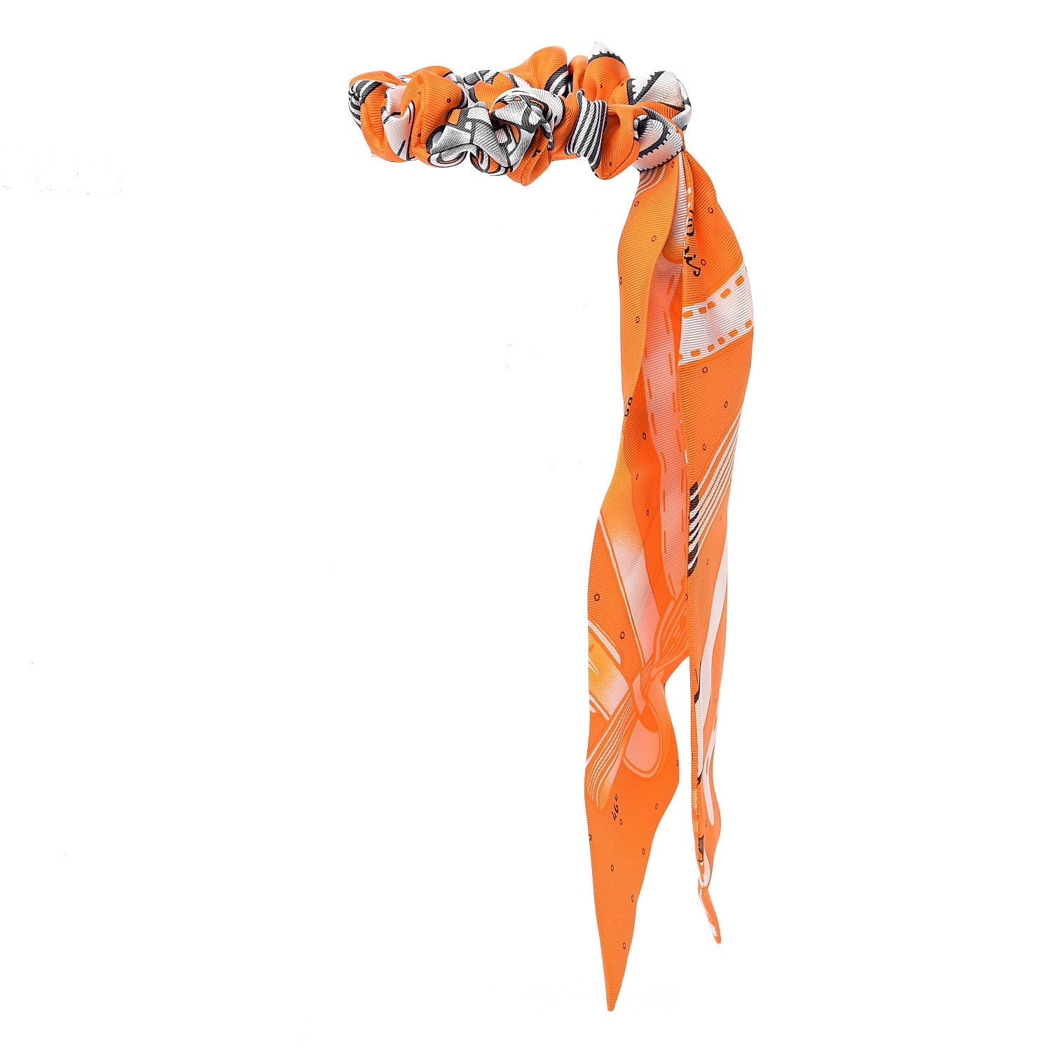 Hermes Silk Bella Twilly Scrunchie 1 of 5