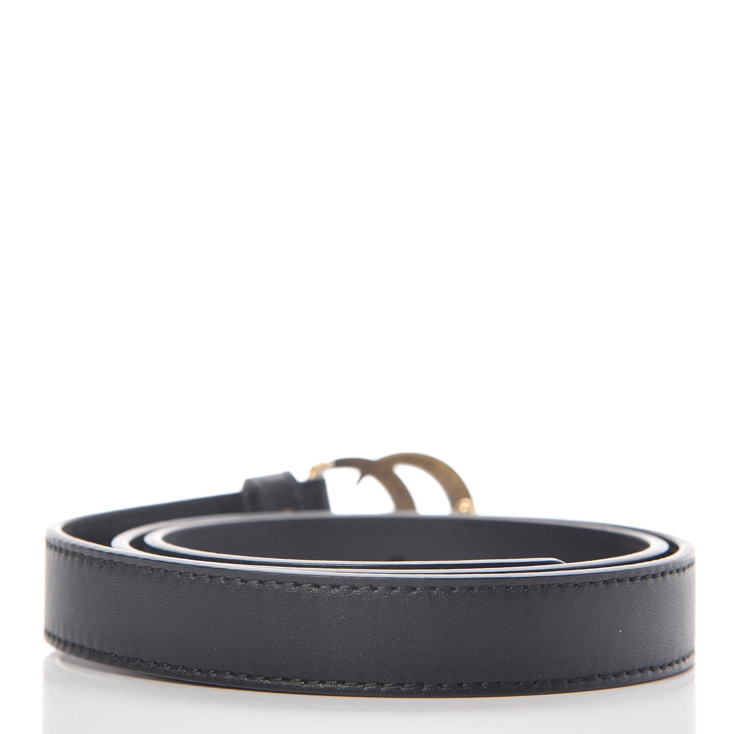 Calfskin Double G 20mm Belt 70 28 Black
