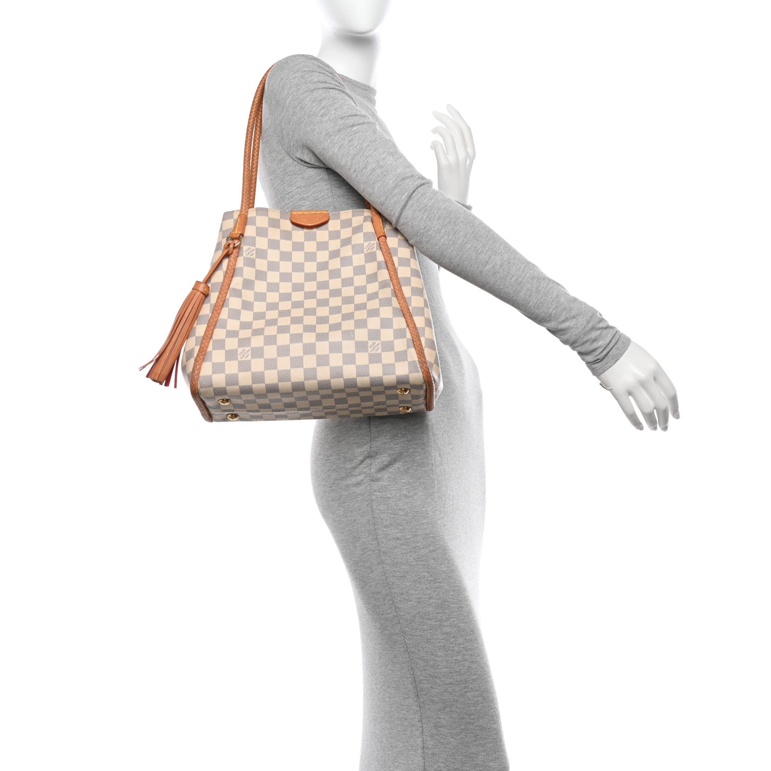 Louis Vuitton Damier Azur Propriano Rose Ballerine 2 of 11