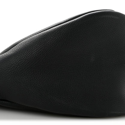 The Row Grained Calfskin Large Slouchy Banana Bag Black 9 of 10