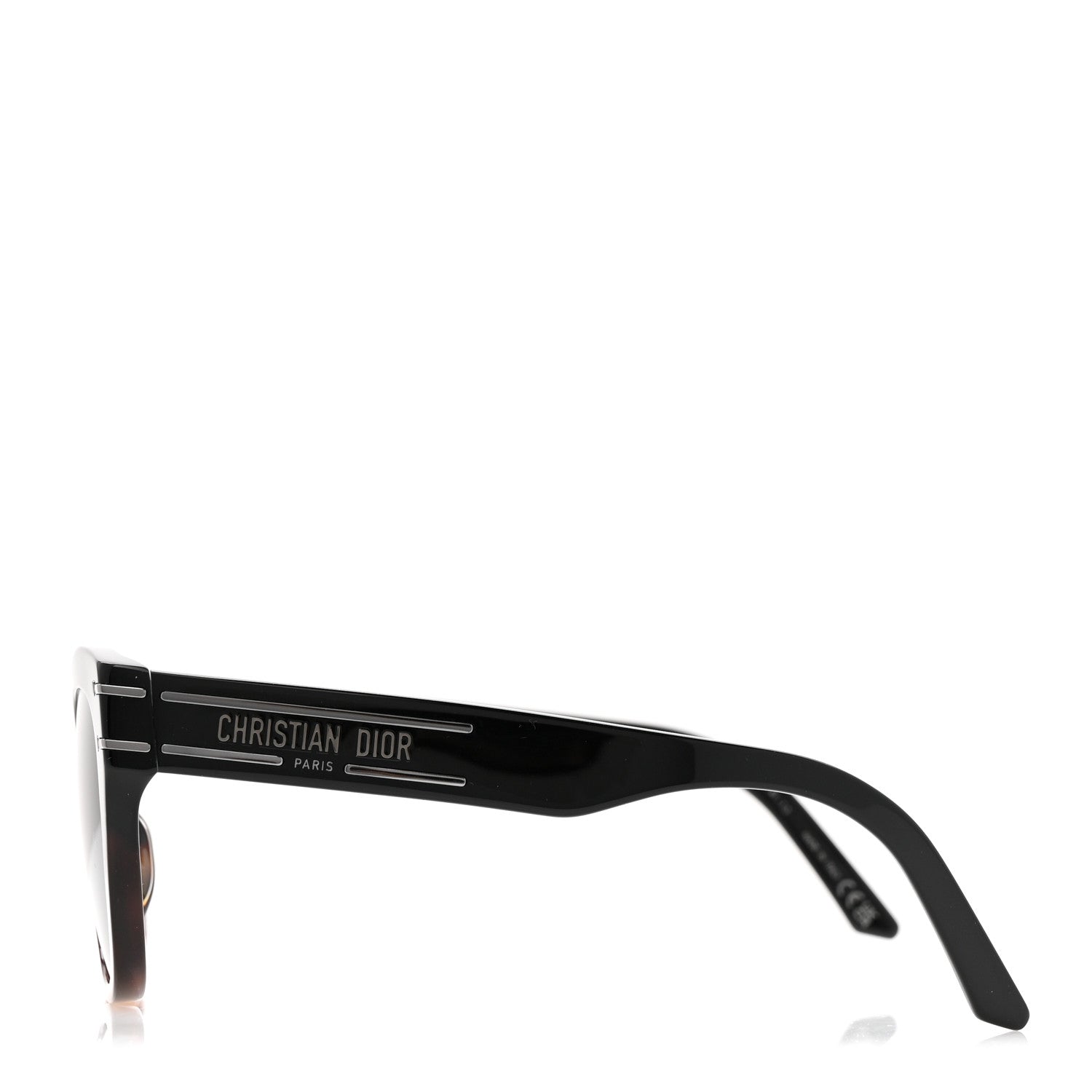 Christian Dior Acetate Diorsignature B41 Sunglasses Black Tortoise