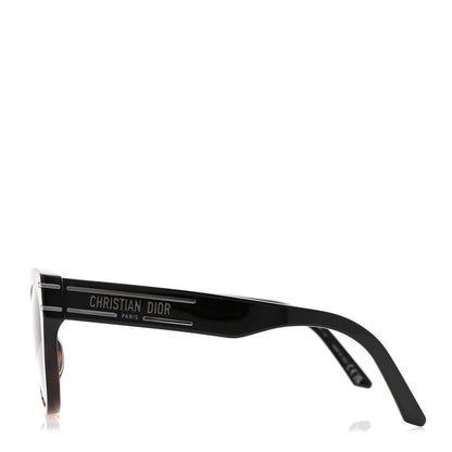 Christian Dior Acetate Diorsignature B41 Sunglasses Black Tortoise 3 of 7