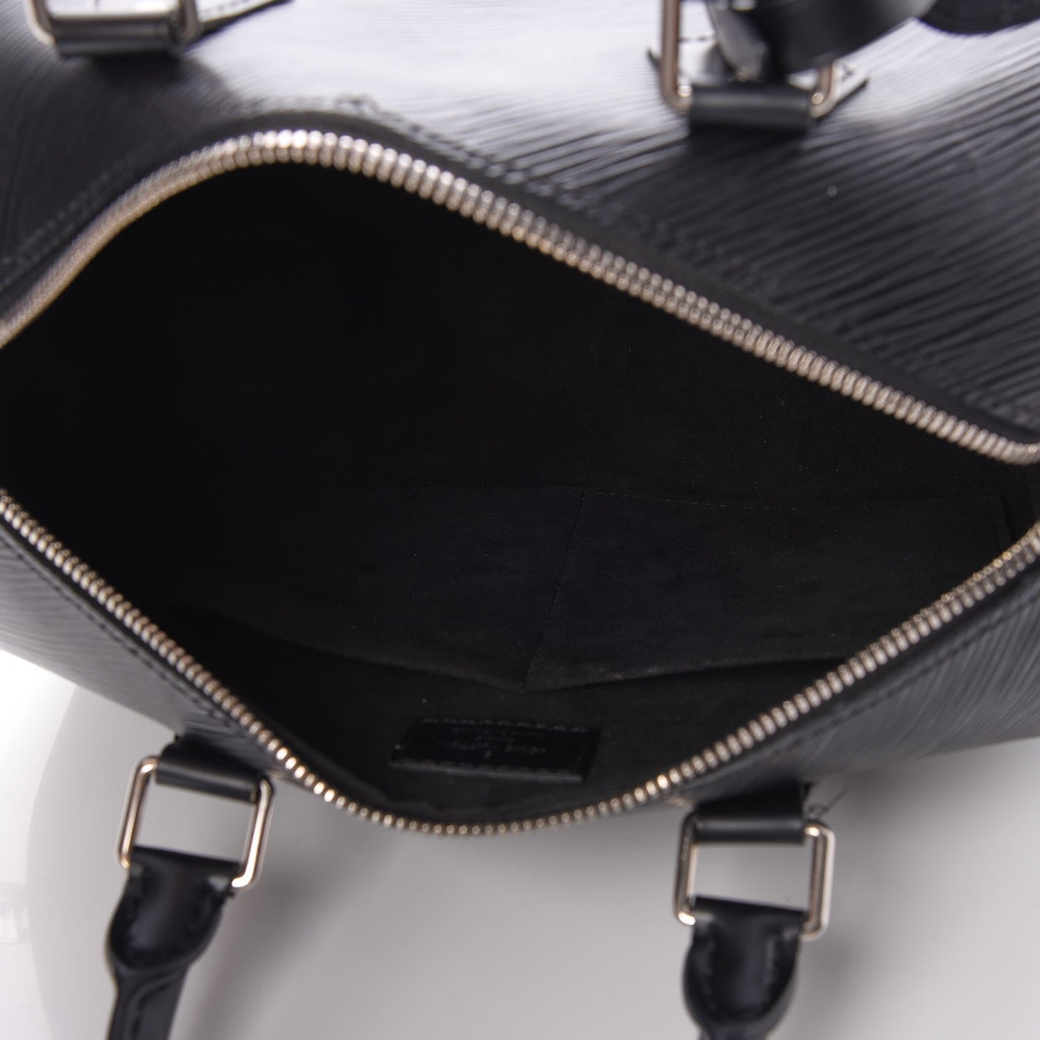 Louis Vuitton Epi Speedy Bandouliere 25 Black 5 of 8