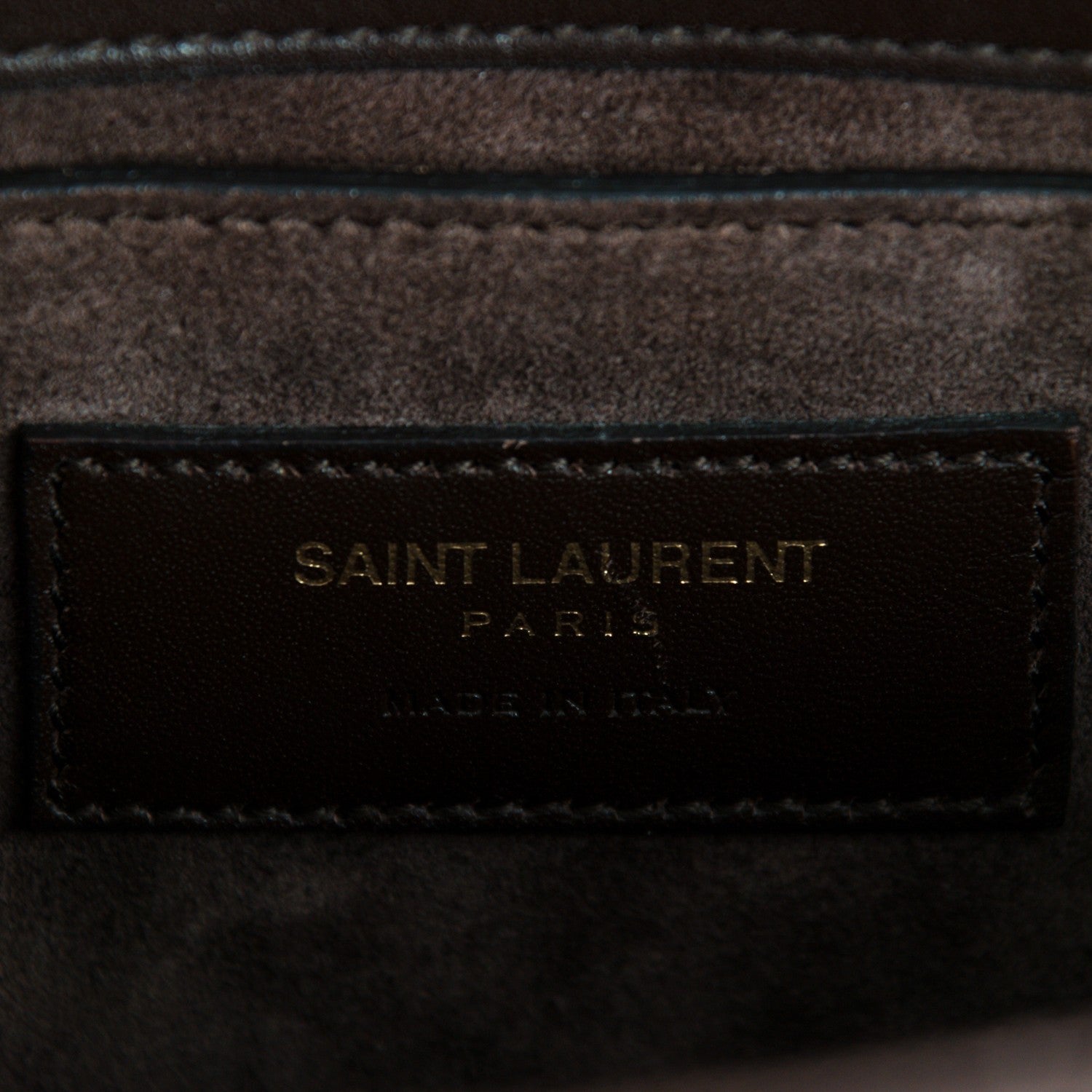 Saint Laurent Reptile Calfskin Embossed Patchwork Small Classic Monogram Universite Bag Brown 6 of 18