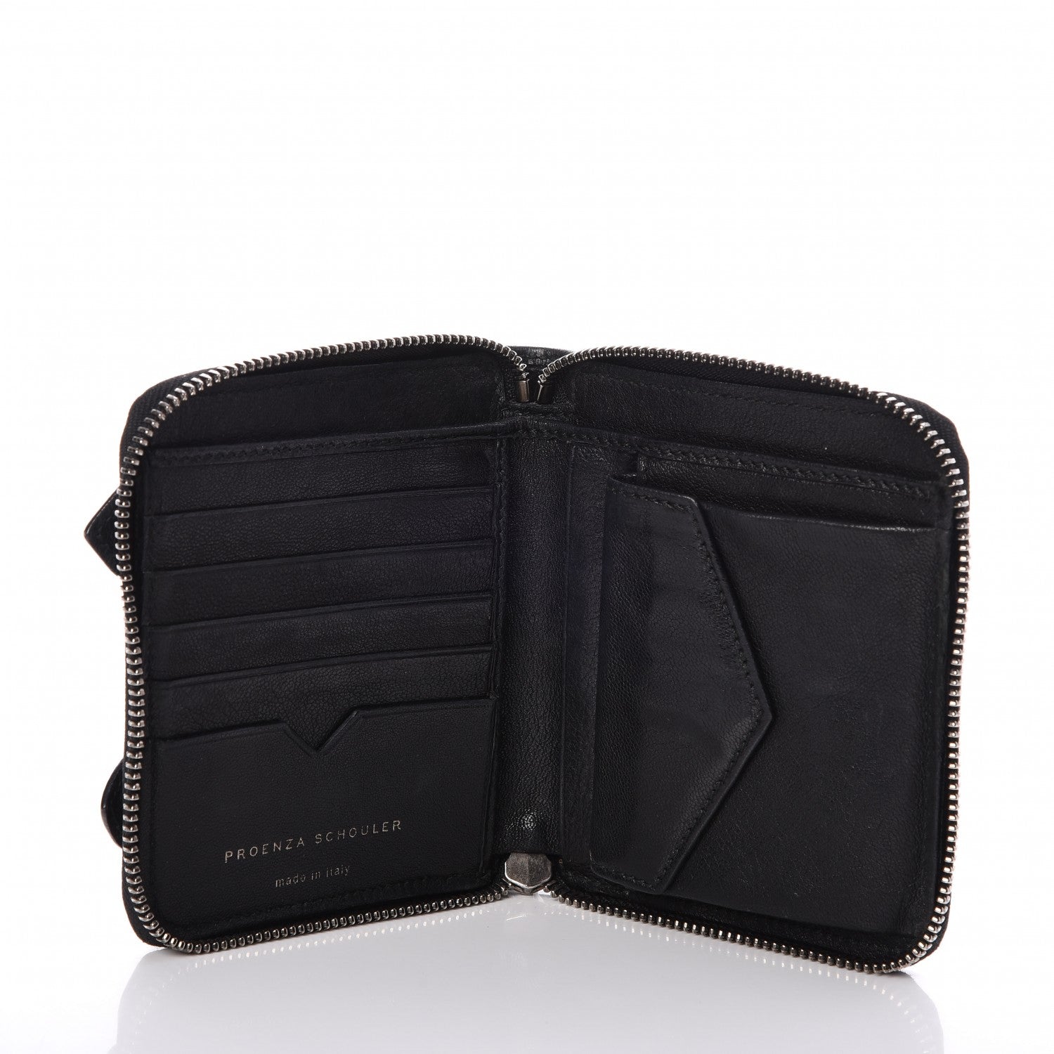 Proenza Schouler Lambskin Small PS1 Zip Wallet Black 5 of 7