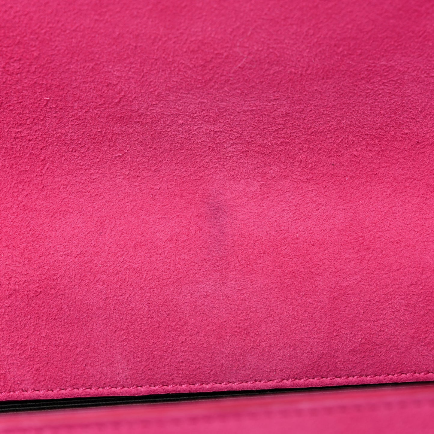Suede Medium Monogram Kate Tassel Shoulder Bag Lipstick Fuchsia