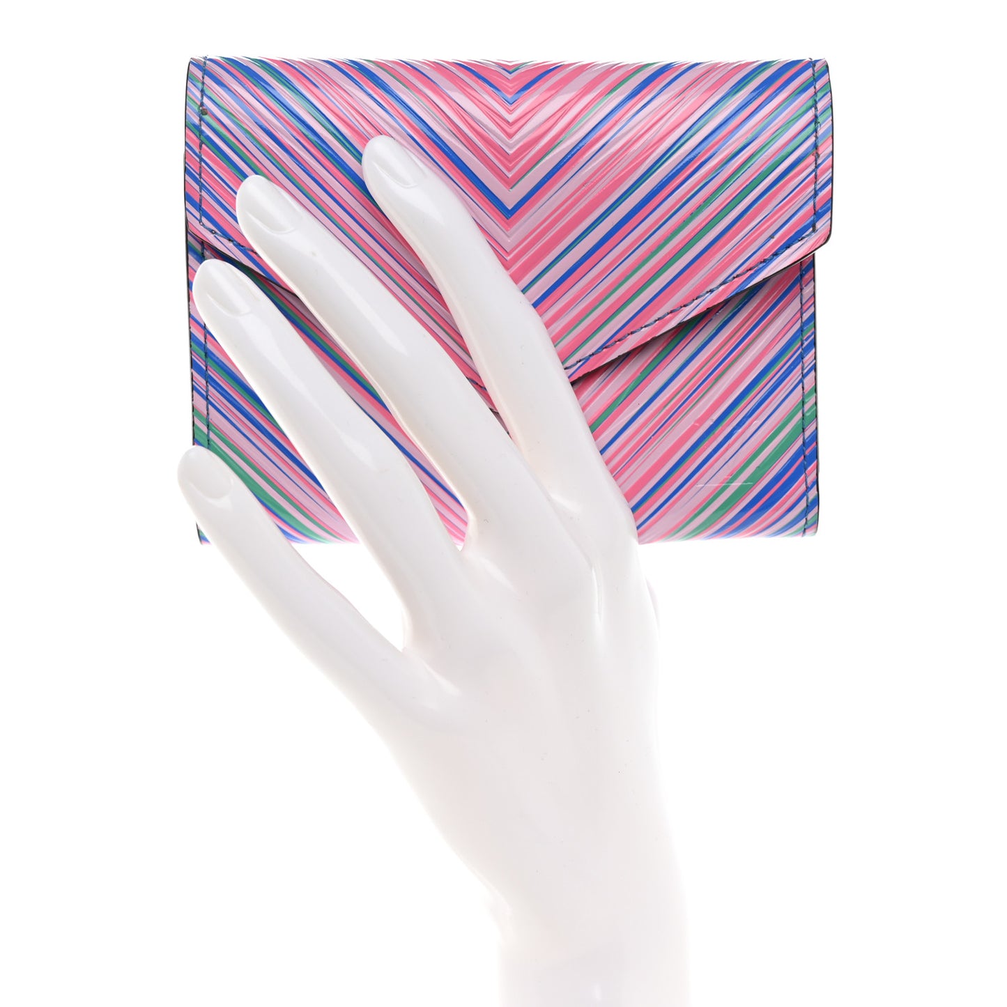 Epi Tropical Victorine Wallet Blue Rose