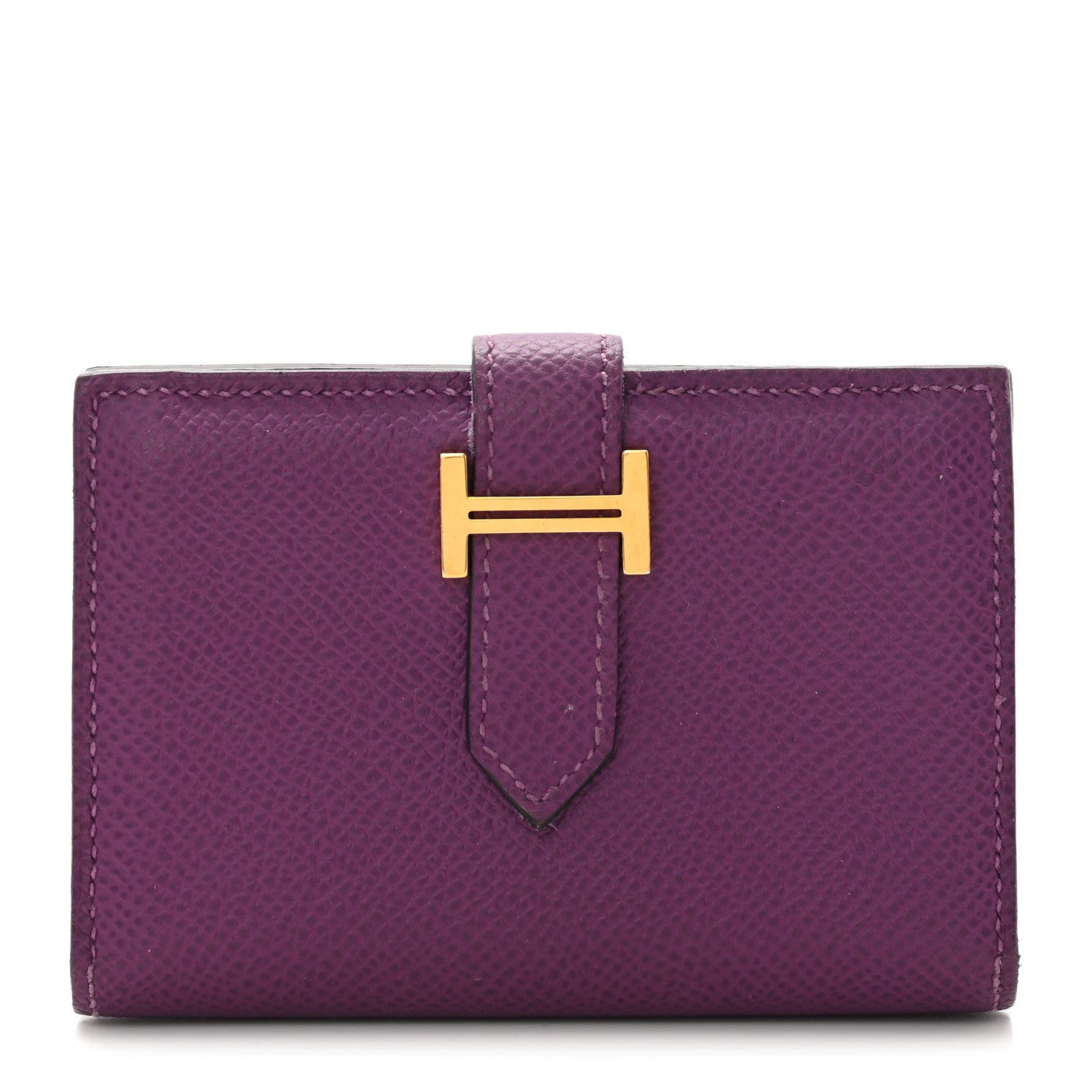 Hermes Epsom Bearn Card Holder Wallet Anemone 1 of 15