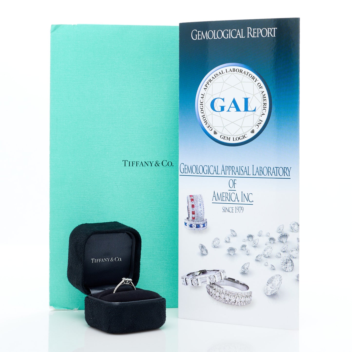 Platinum Diamond .39ct Soleste Emerald Cut Engagement Ring 51 5.75