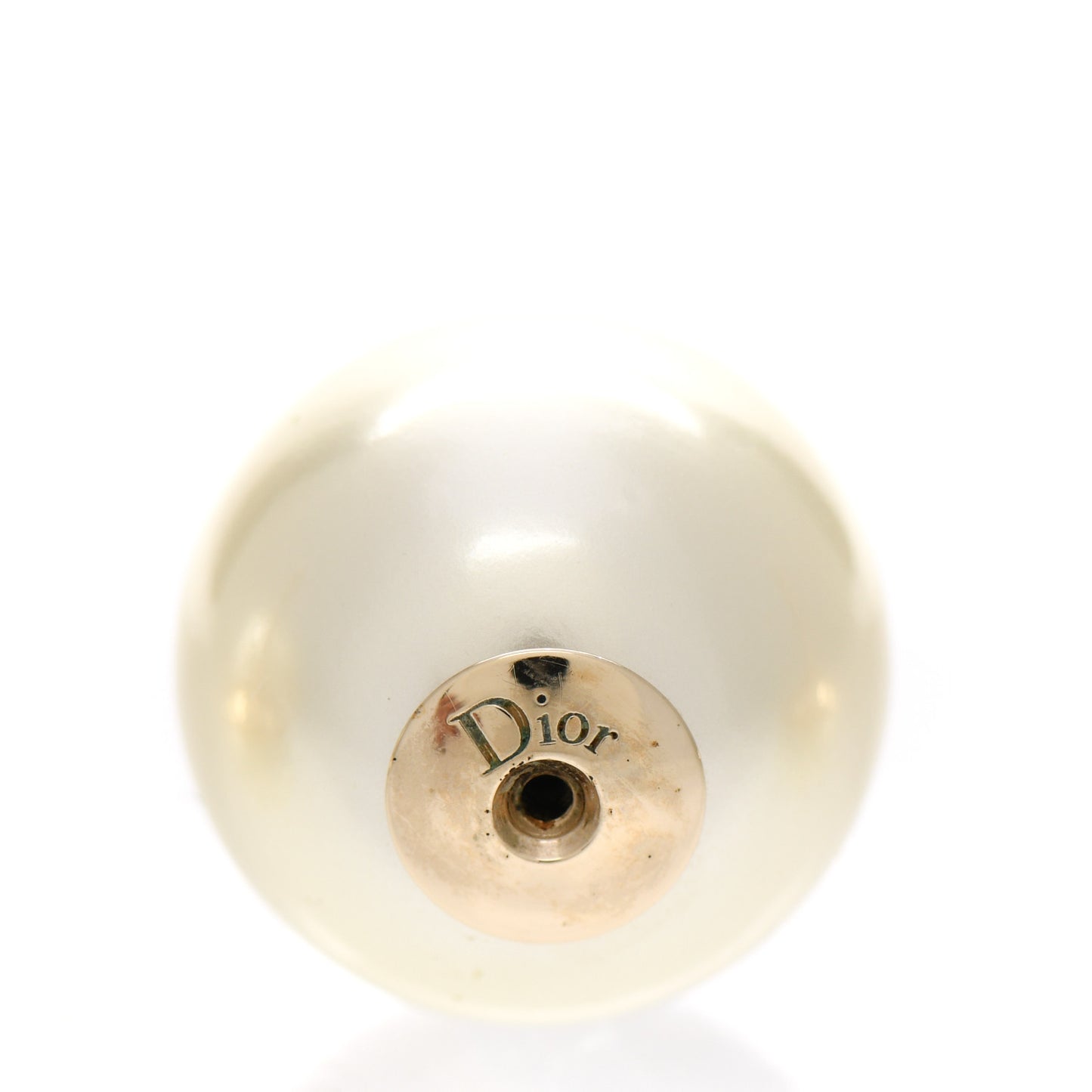 Pearl Mise En Dior Tribal Earrings Gold