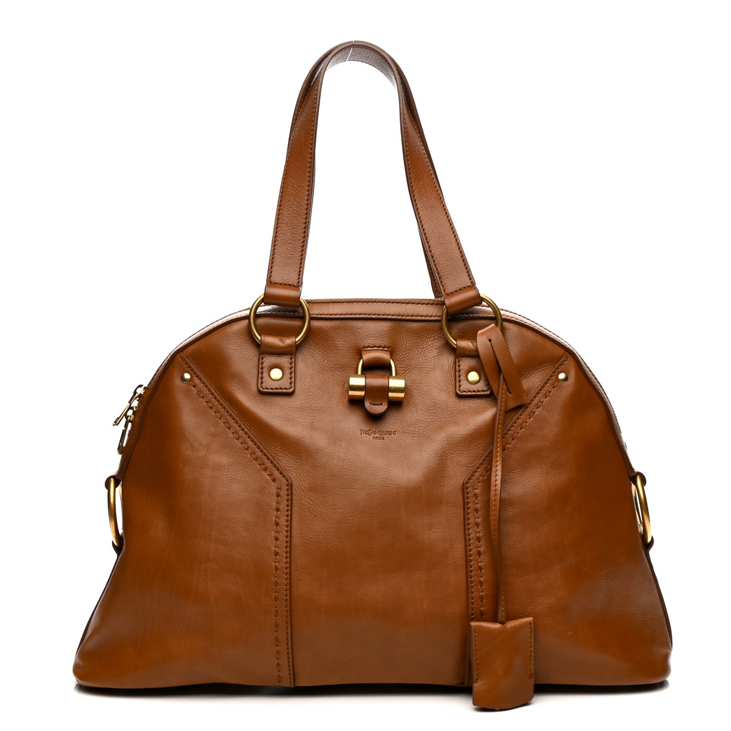 Calfskin Oversized Muse Brown