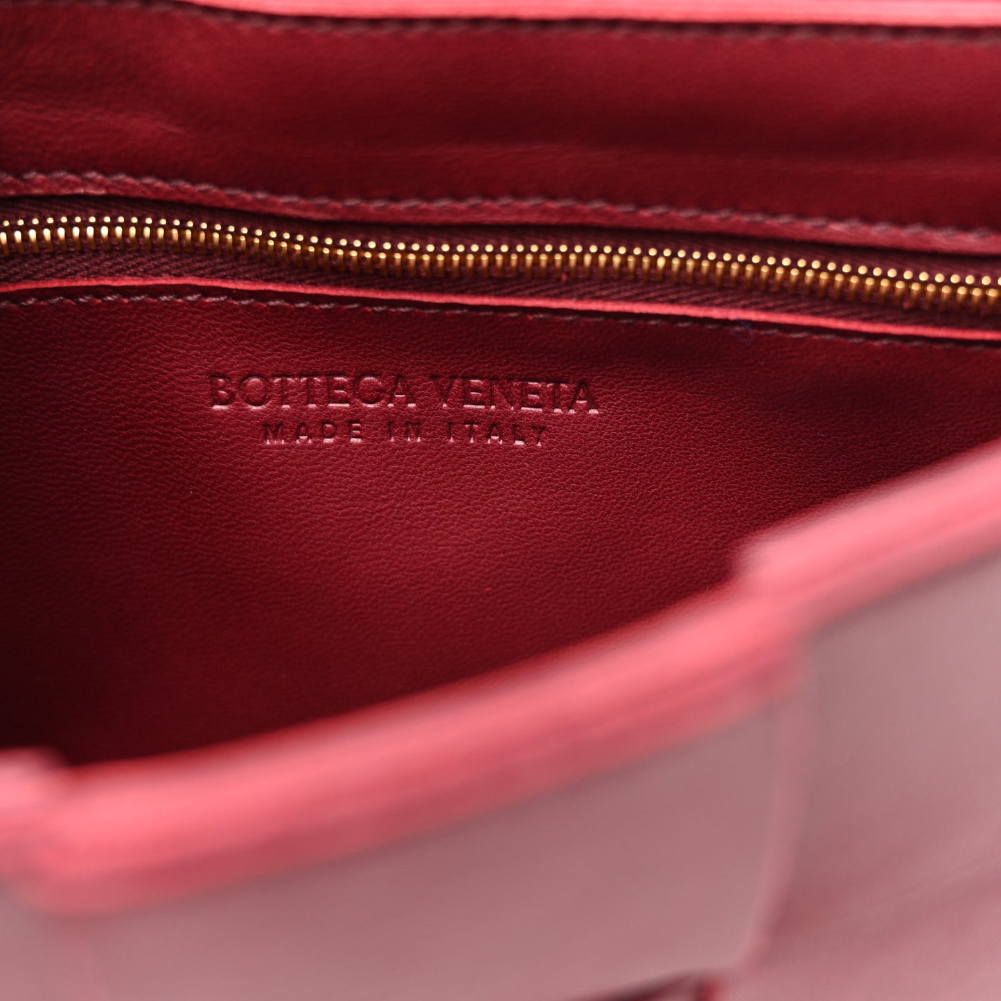 Lambskin Maxi Intreccio Cassette Crossbody Bag Barolo