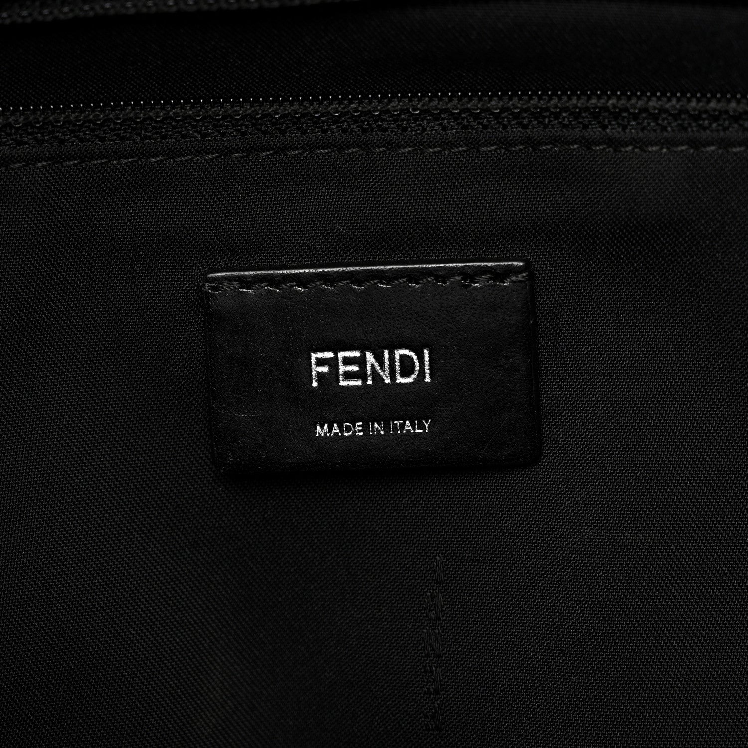 Fendi Nylon Vitello Elite Monster Eyes Tote Grey Multicolor 6 of 10