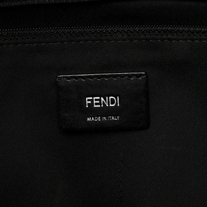 Fendi Nylon Vitello Elite Monster Eyes Tote Grey Multicolor 6 of 10