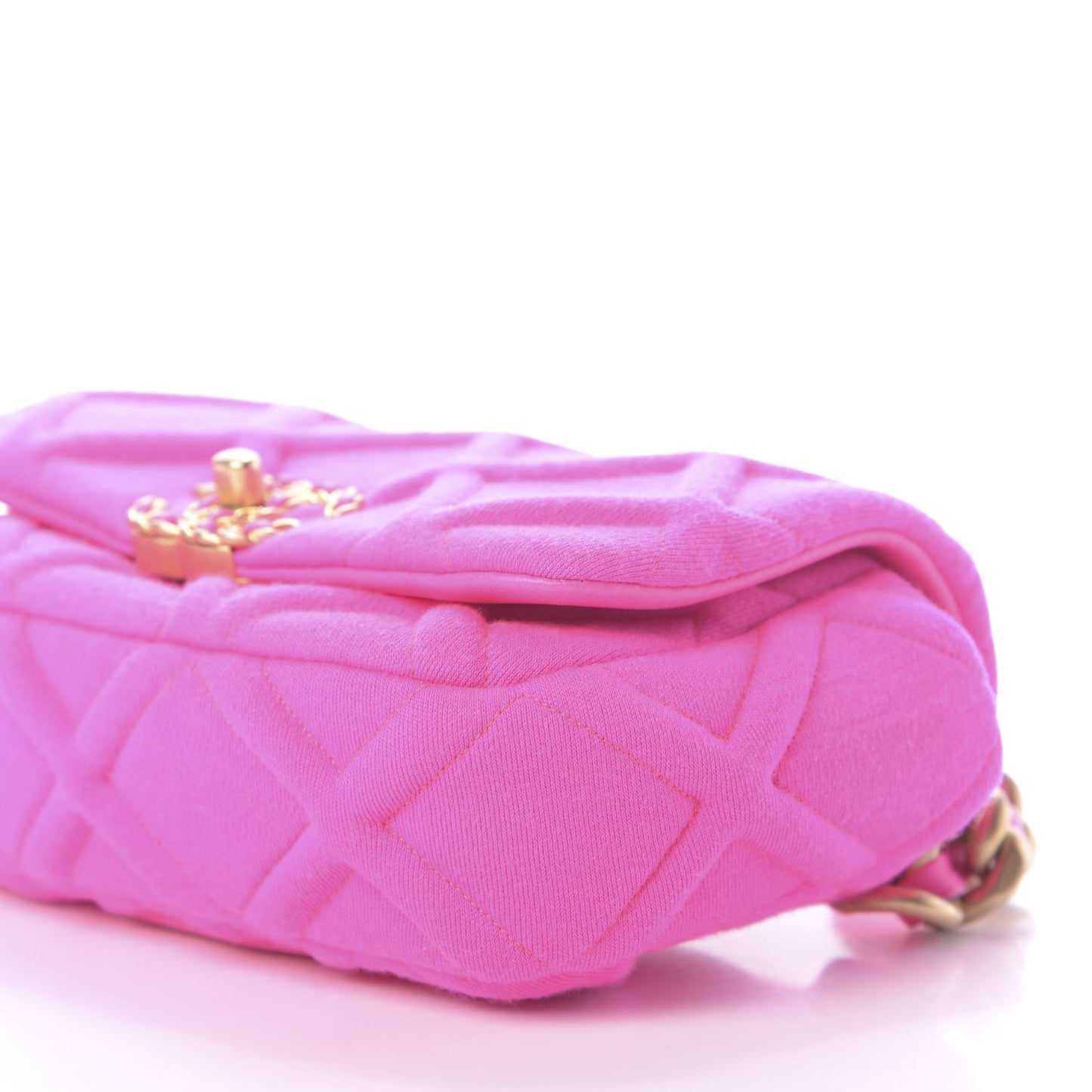 Jersey Quilted 19 Waist Bag Pink