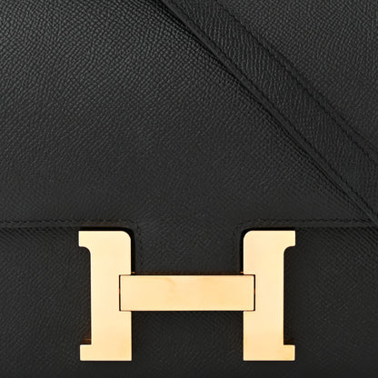 Hermes Epsom Constance 24 Black 8 of 12