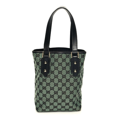 Gucci Monogram Tote Bag Green 1 of 10