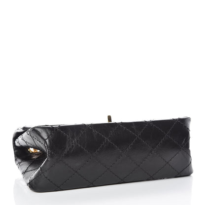 Chanel Aged Calfskin Quilted 2.55 Reissue Mini Flap Black 4 of 11